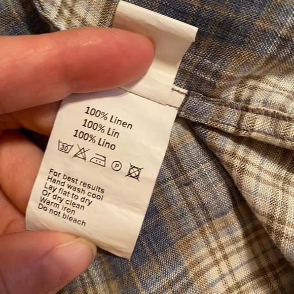 Peter Millar Collection 100% linen button down shirt business casual preppy - Picture 10 of 12